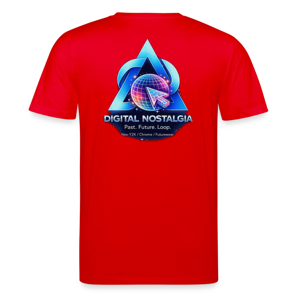 Organic T-Shirt - Eternal Quantum Era - red