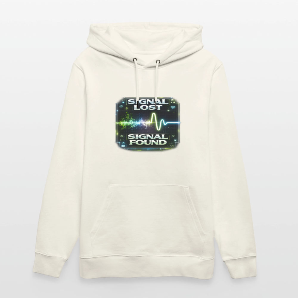 Organic Hoody - Signal Restored - natural white