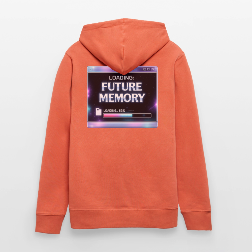 Organic Hoody - Future Memory - light red
