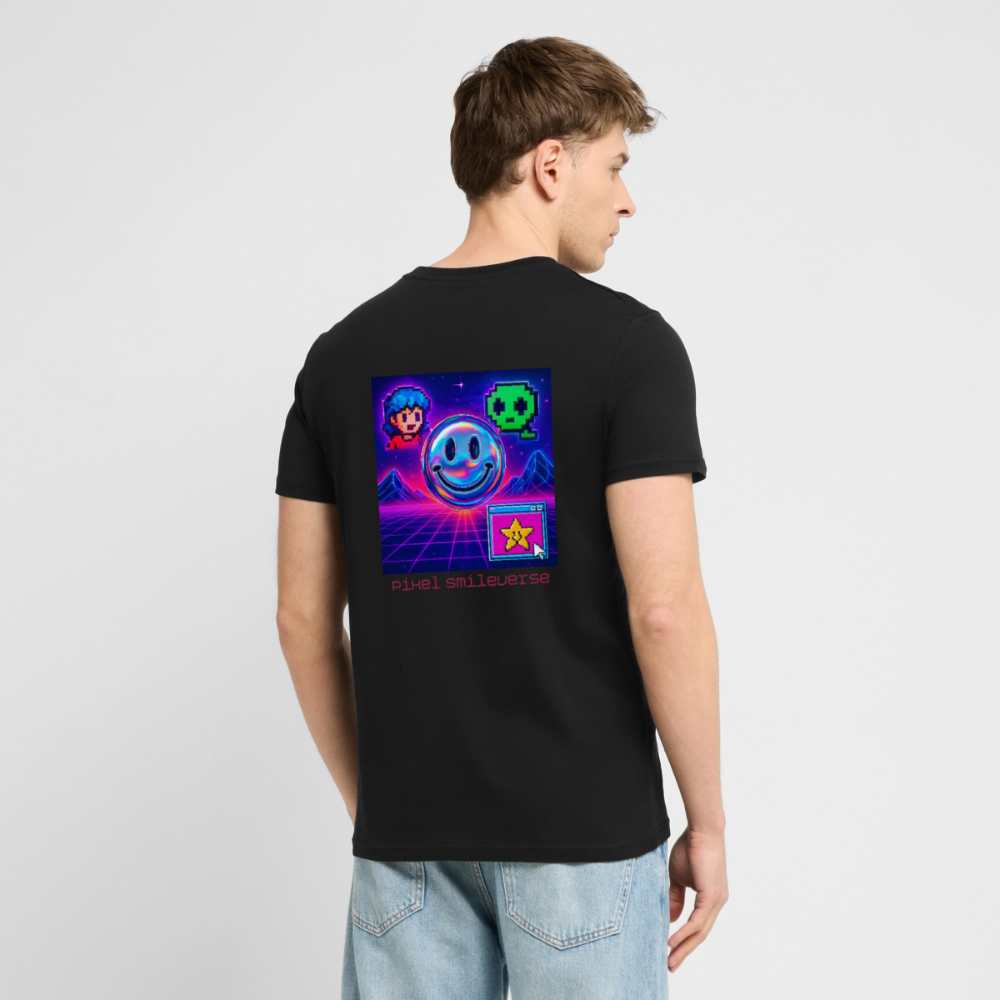 Organic T-Shirt - Retro Arcade Dream - black