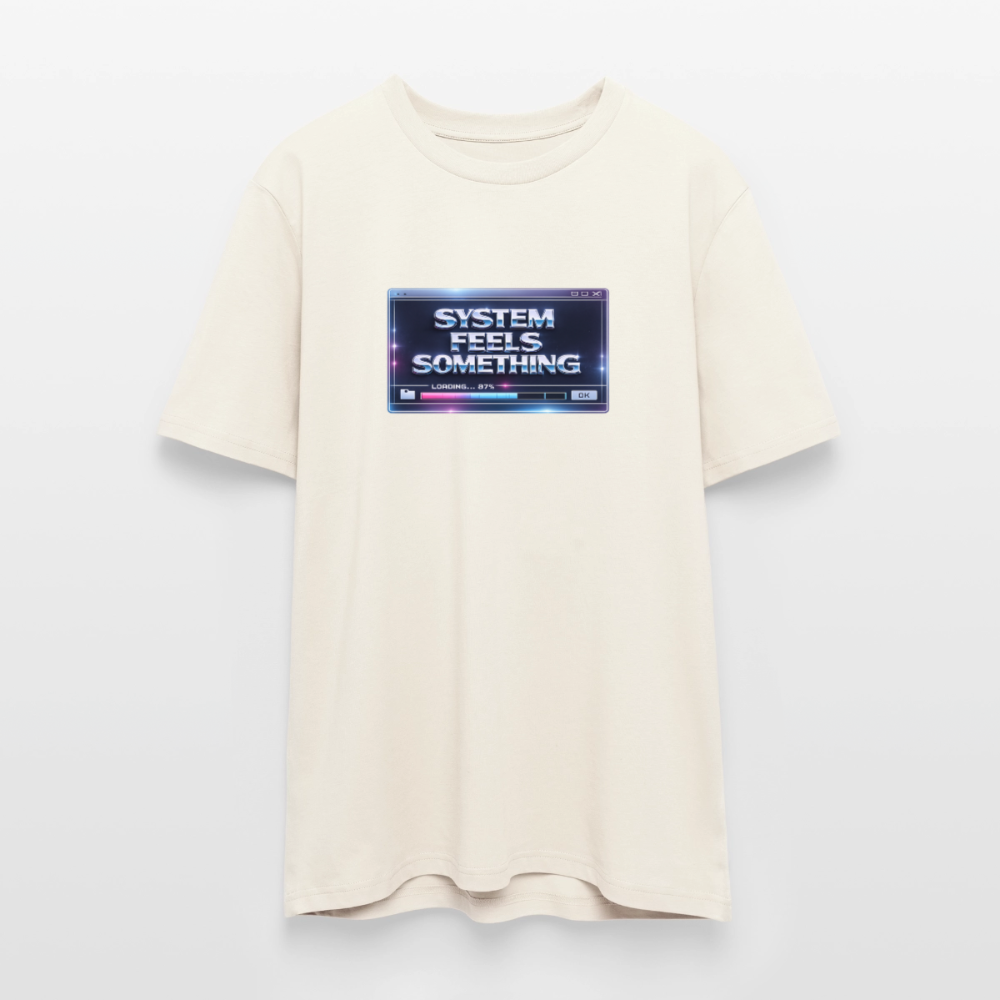 Organic T-Shirt - Sentience Loading Now - natural white