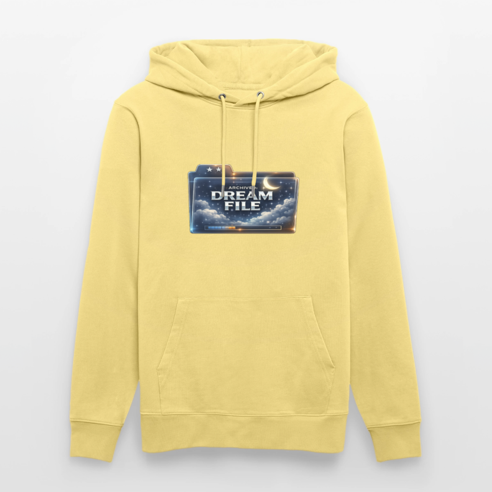 Organic Hoody - Archived Dream File - viva yellow 