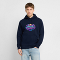 Organic Hoody - Retro Future Wave - navy