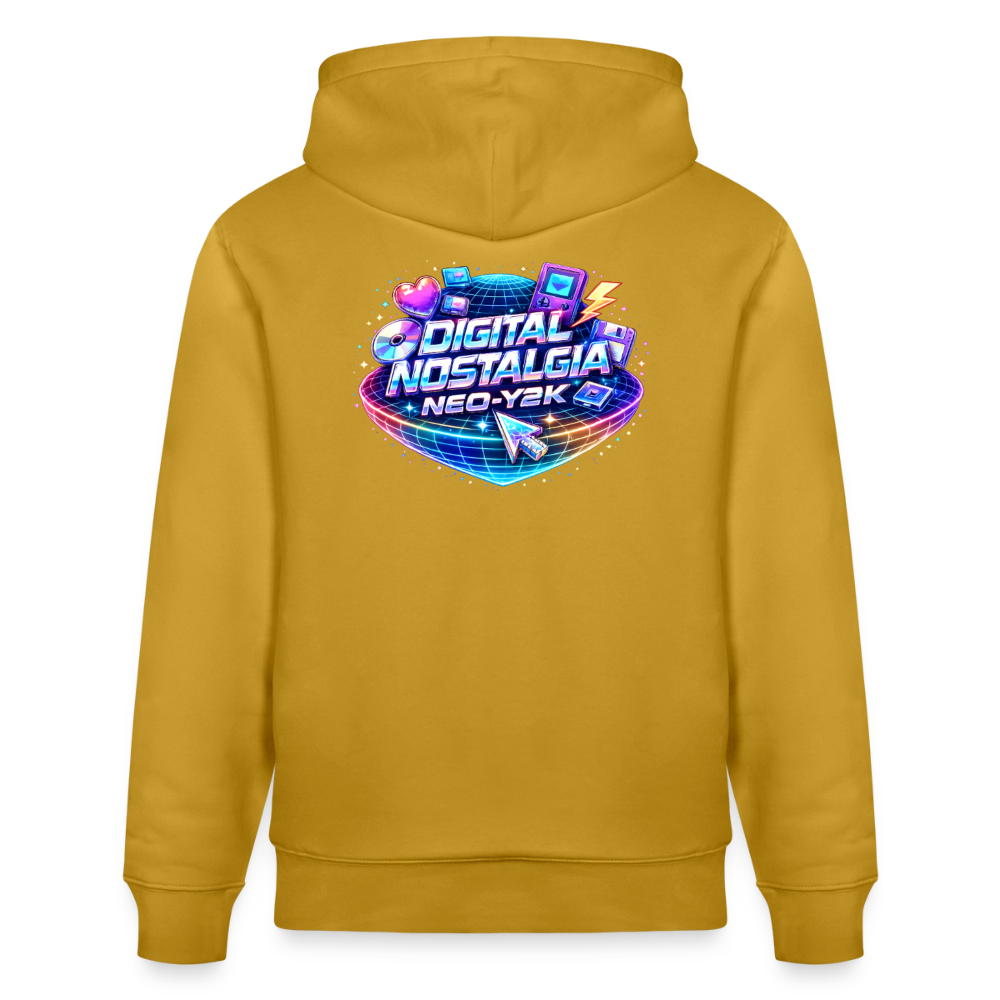 Organic Hoody - Neo Y2K Revival - ochre