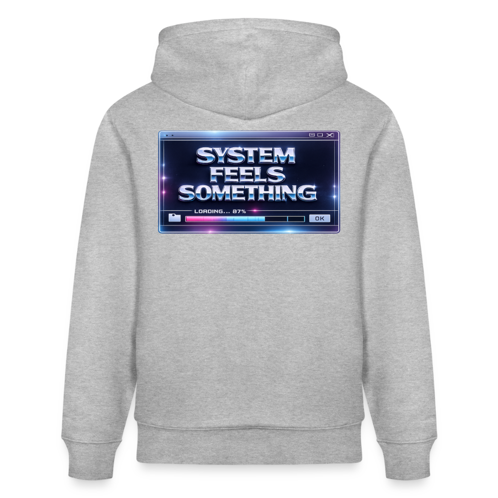 Organic Hoody - Sentience Loading Now - heather grey