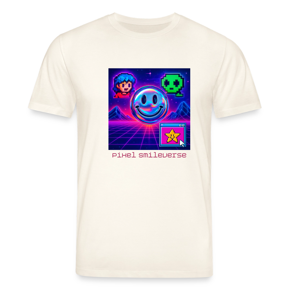 Organic T-Shirt - Retro Arcade Dream - natural white
