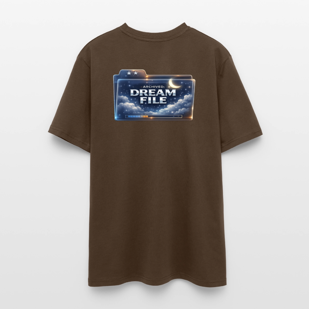 Organic T-Shirt - Archived Dream File - mocha
