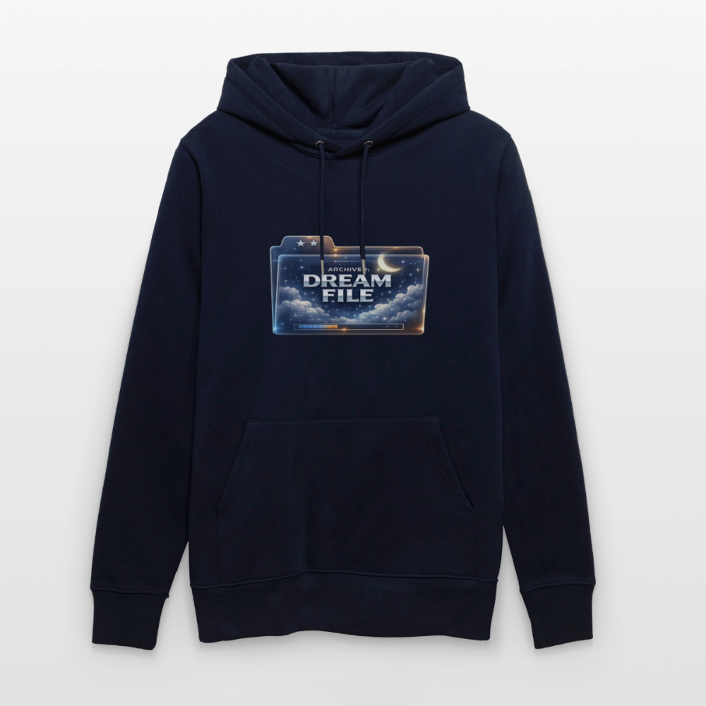Organic Hoody - Archived Dream File - navy