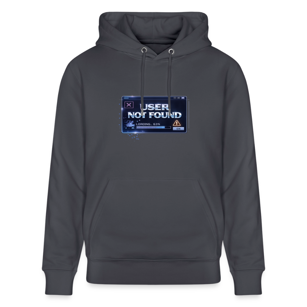 Organic Hoody - User Not Found - indigo blue