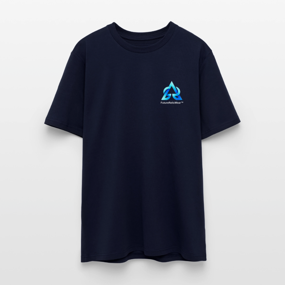 Organic T-Shirt - Neon Geometrics - navy