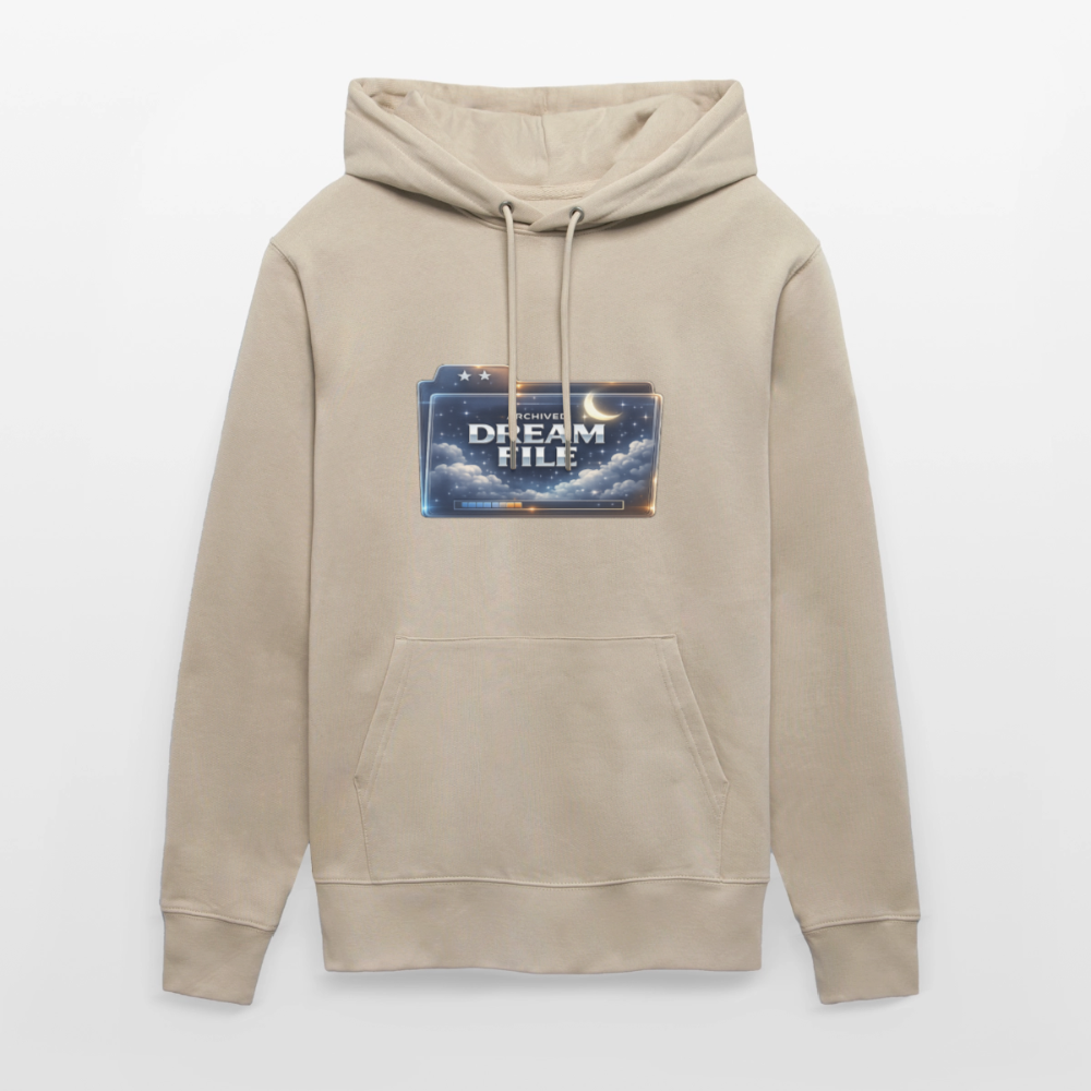 Organic Hoody - Archived Dream File - beige