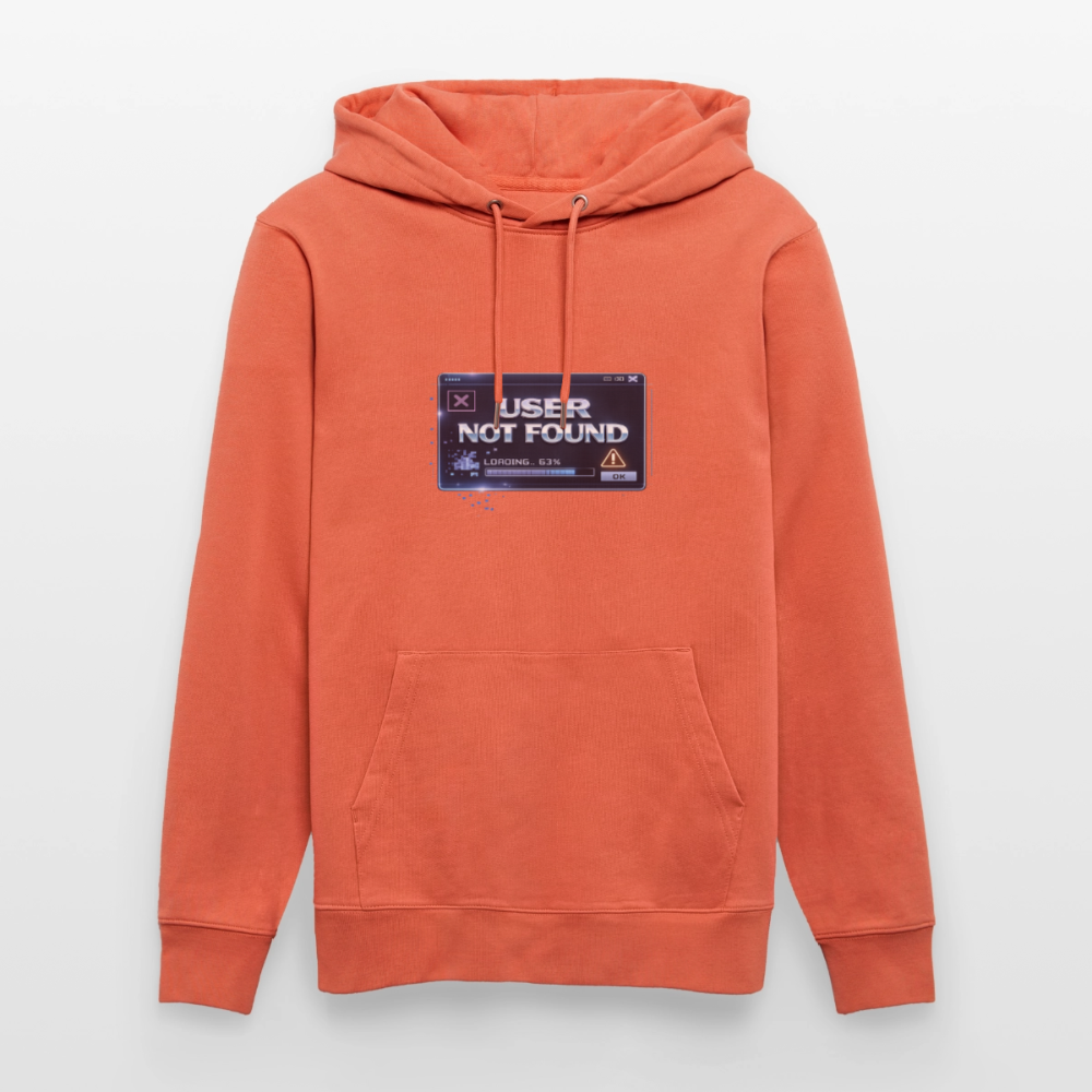 Organic Hoody - User Not Found - light red