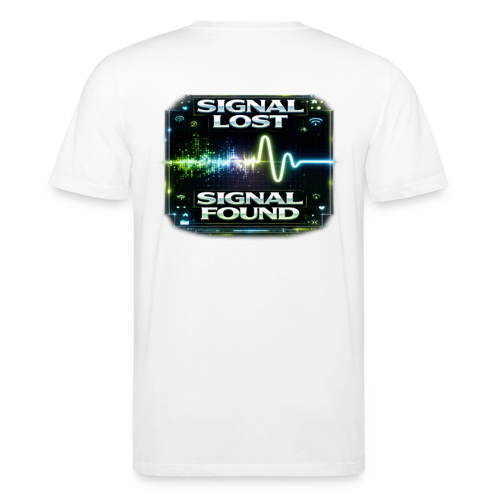 Organic T-Shirt - Signal Restored - white