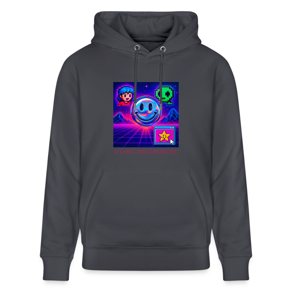 Organic Hoody - Retro Arcade Dream - indigo blue