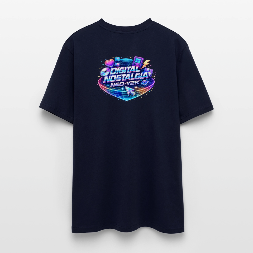 Organic T-Shirt - Neo Y2K Revival - navy