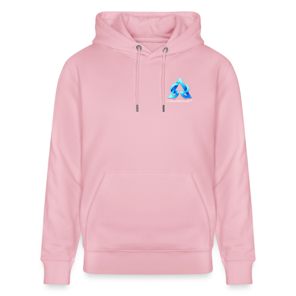 Organic Hoody - Retro Future Wave - cotton pink