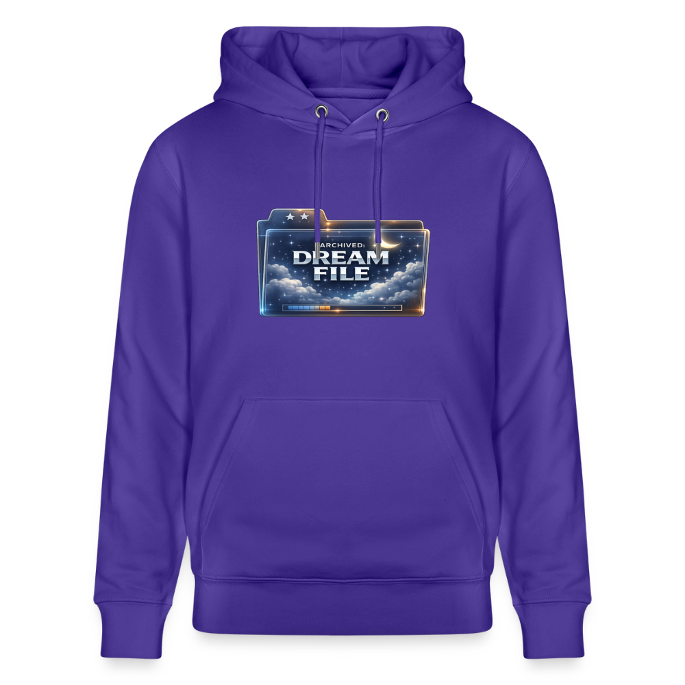 Organic Hoody - Archived Dream File - purple love 