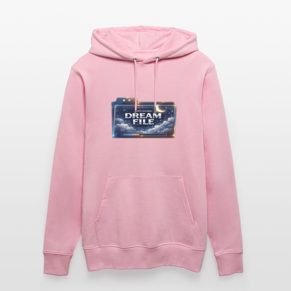 Organic Hoody - Archived Dream File - cotton pink