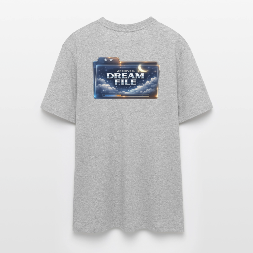 Organic T-Shirt - Archived Dream File - heather grey