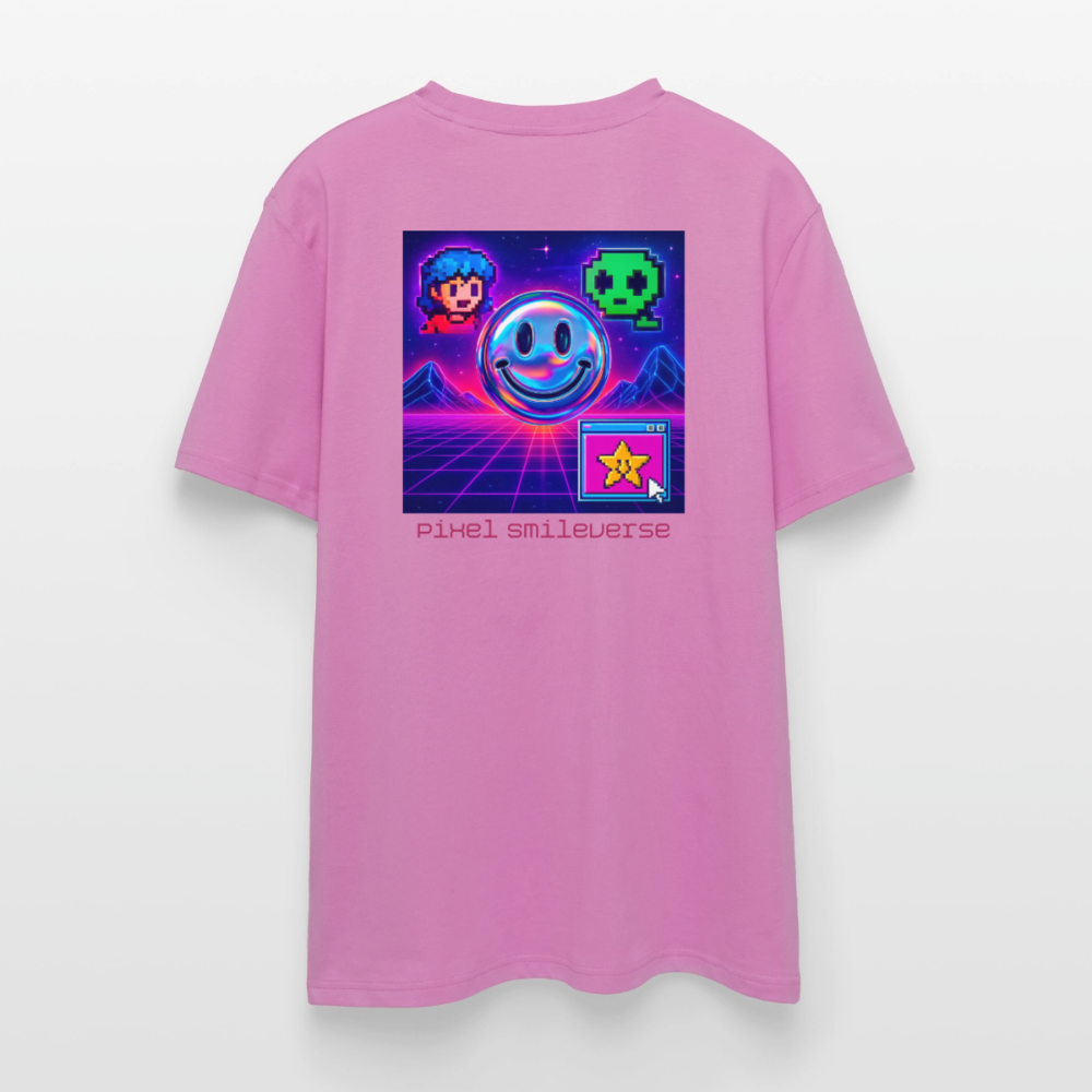 Organic T-Shirt - Retro Arcade Dream - pink