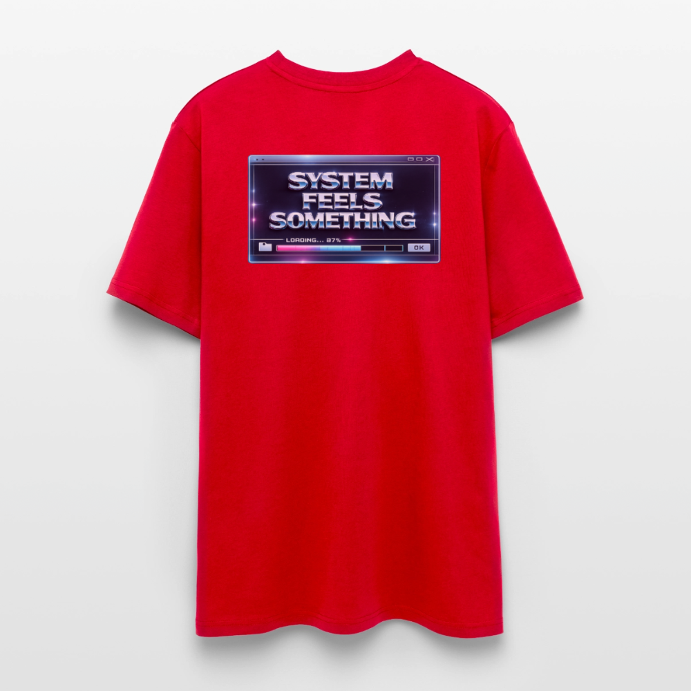 Organic T-Shirt - Sentience Loading Now - red