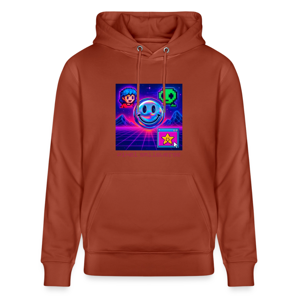Organic Hoody - Retro Arcade Dream - heritage brown