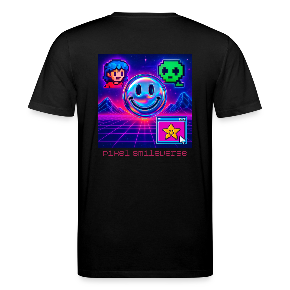 Organic T-Shirt - Retro Arcade Dream - black