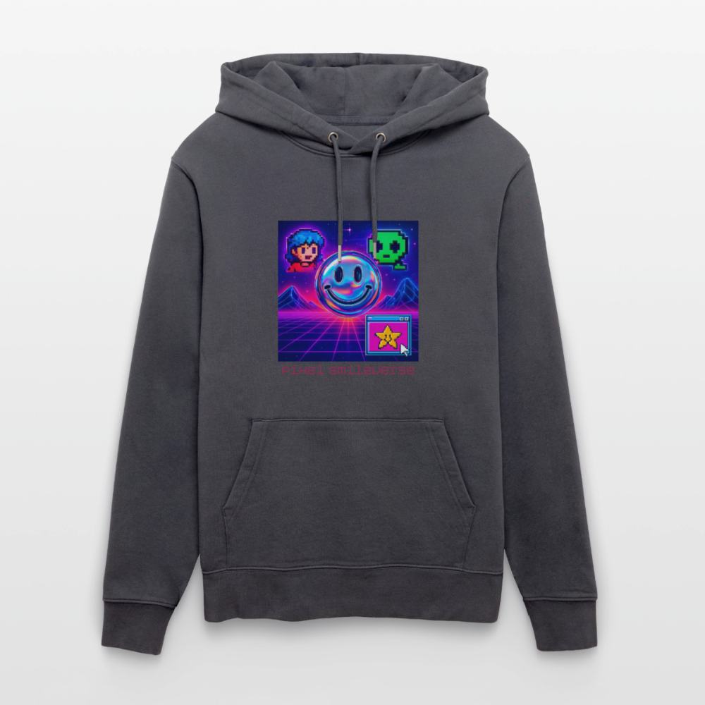 Organic Hoody - Retro Arcade Dream - indigo blue