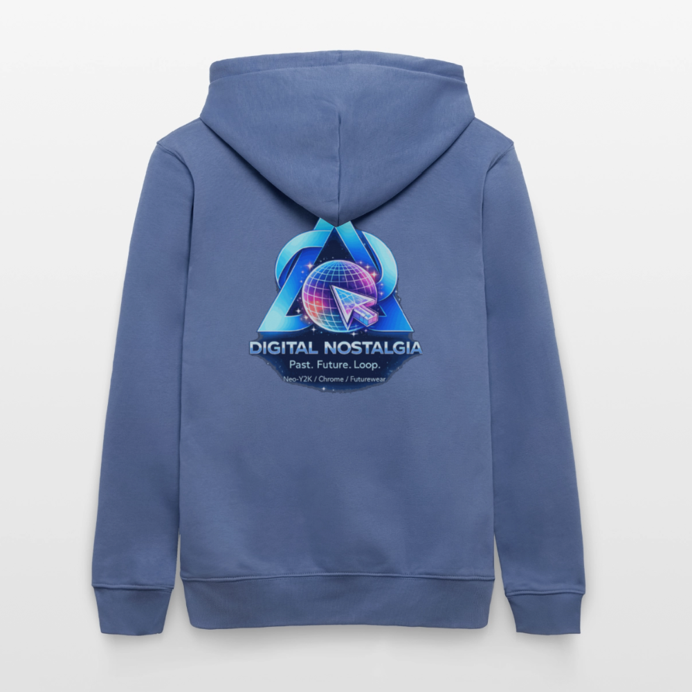 Organic Hoody - Eternal Quantum Era - bright blue