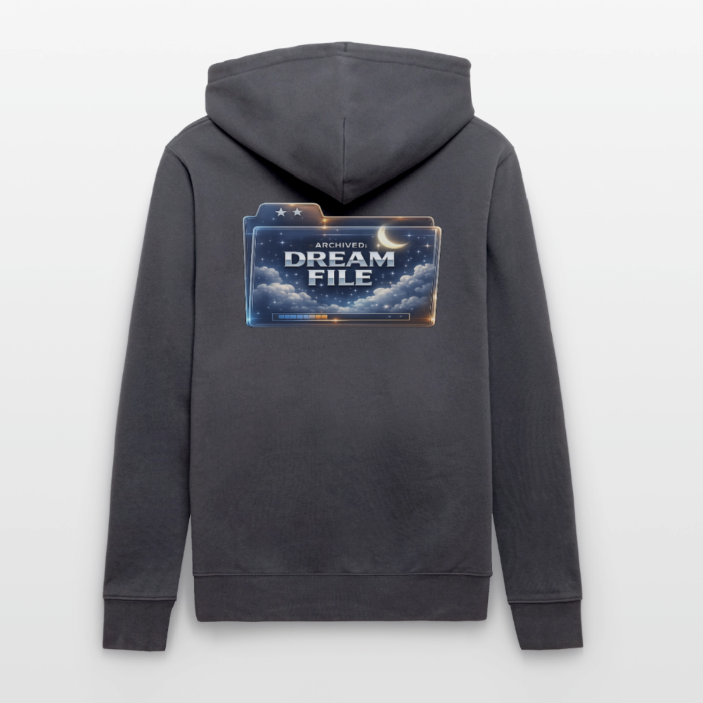 Organic Hoody - Archived Dream File - indigo blue