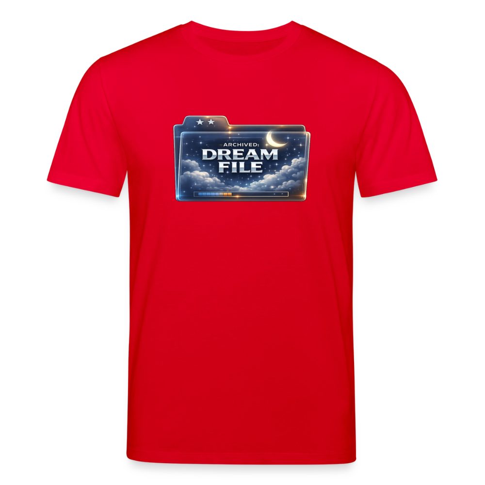 Organic T-Shirt - Archived Dream File - red