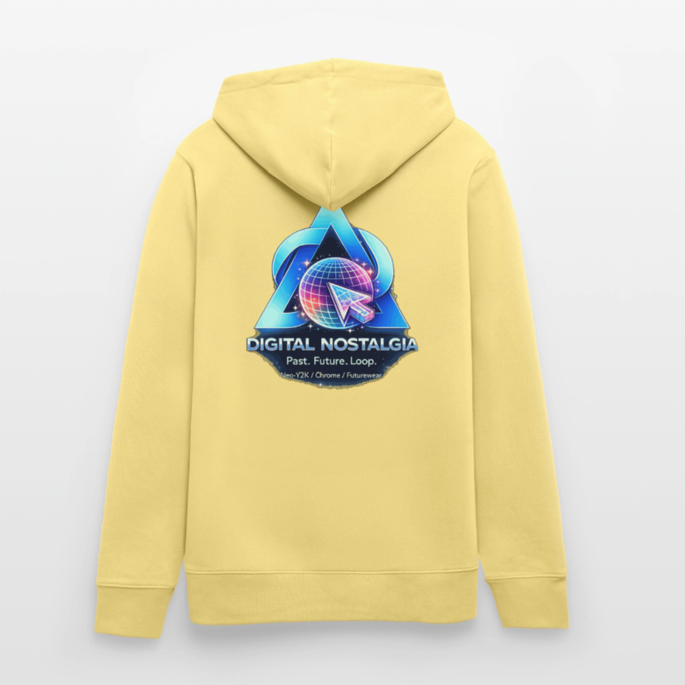 Organic Hoody - Eternal Quantum Era - viva yellow 