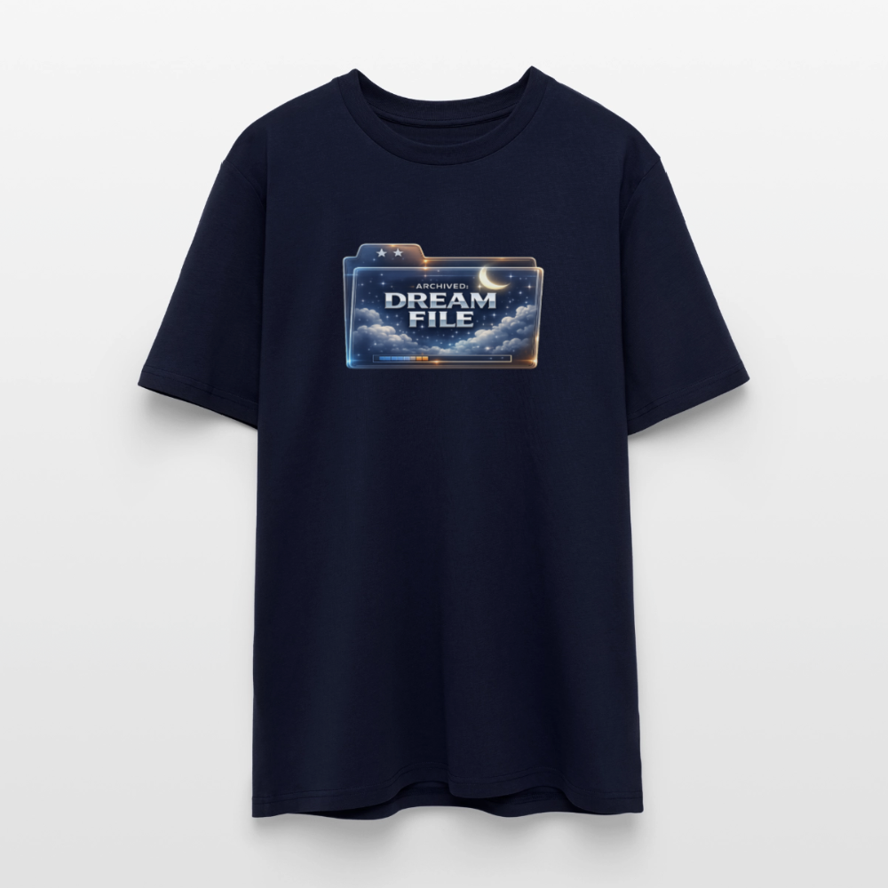 Organic T-Shirt - Archived Dream File - navy