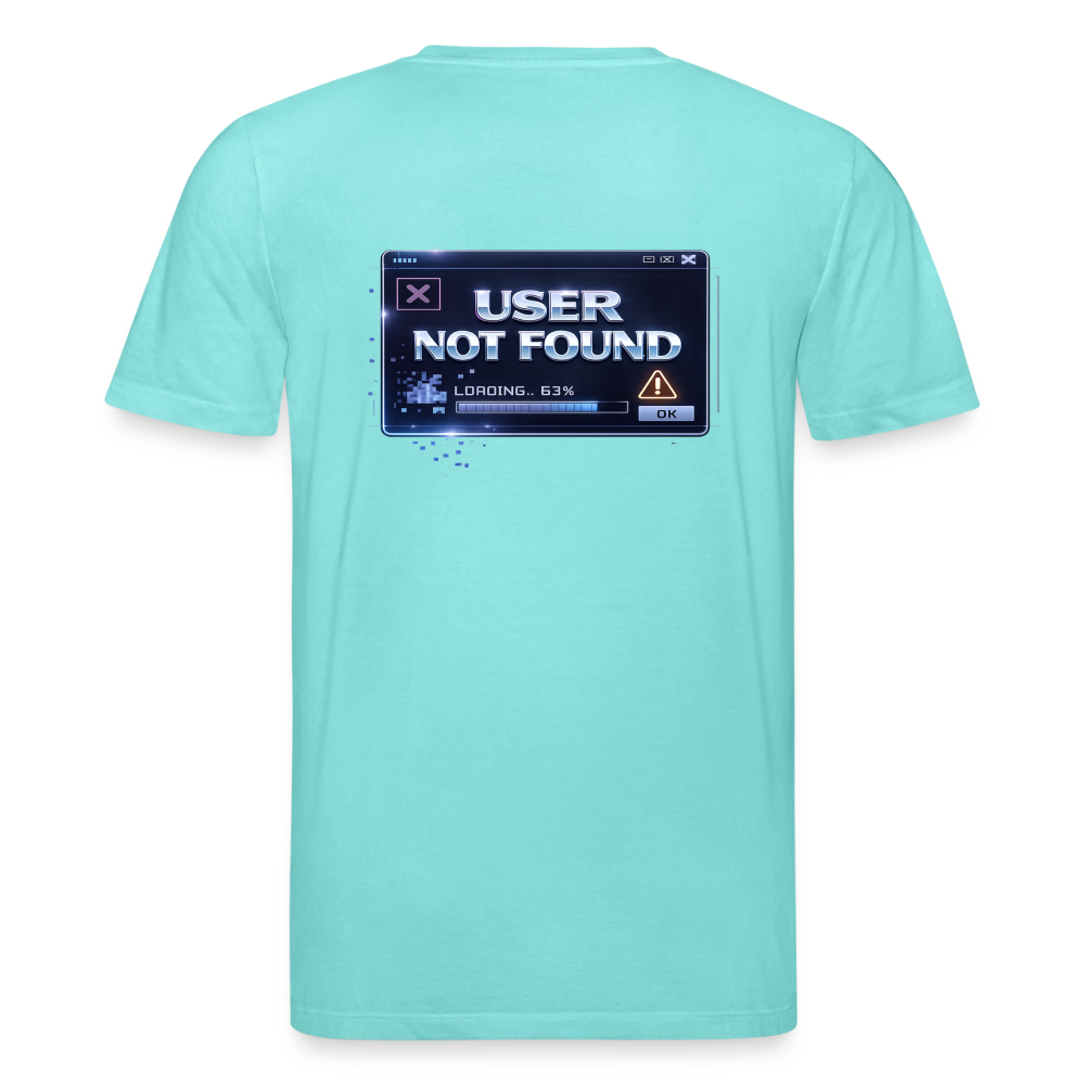 Organic T-Shirt - User Not Found - pool blue