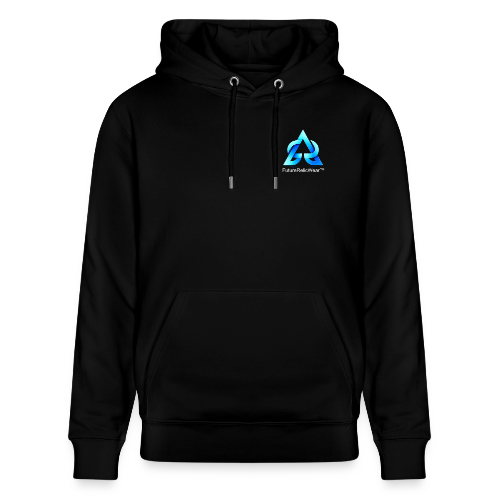 Organic Hoody - Retro Future Wave - black