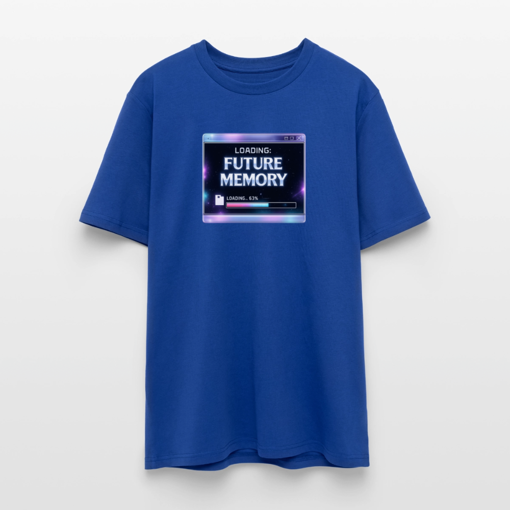 Organic T-Shirt - Future Memory - majorelle blue