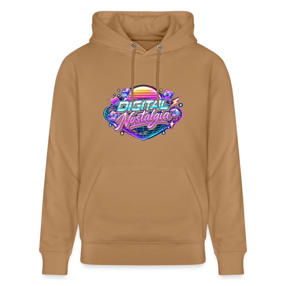 Organic Hoody - Retro Future Wave - latte