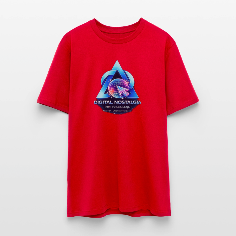 Organic T-Shirt - Eternal Quantum Era - red