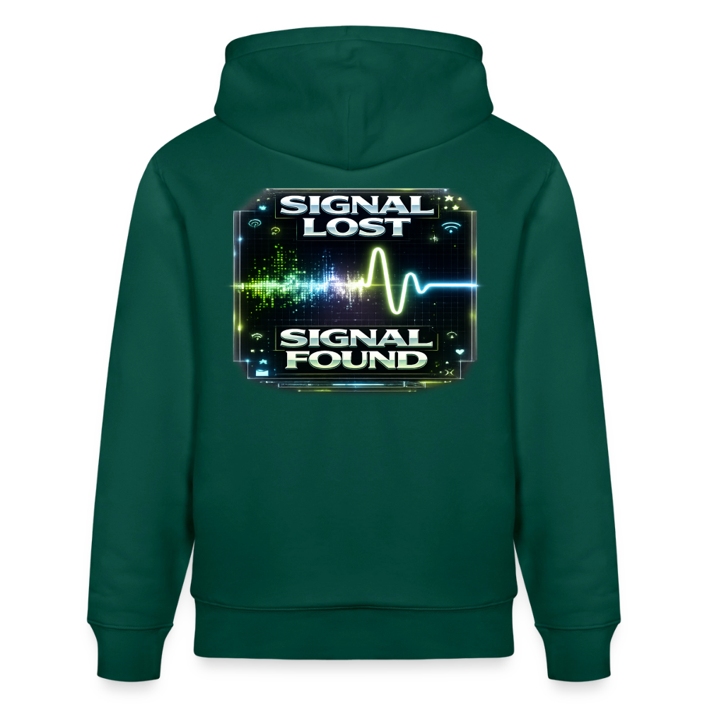 Organic Hoody - Signal Restored - forest