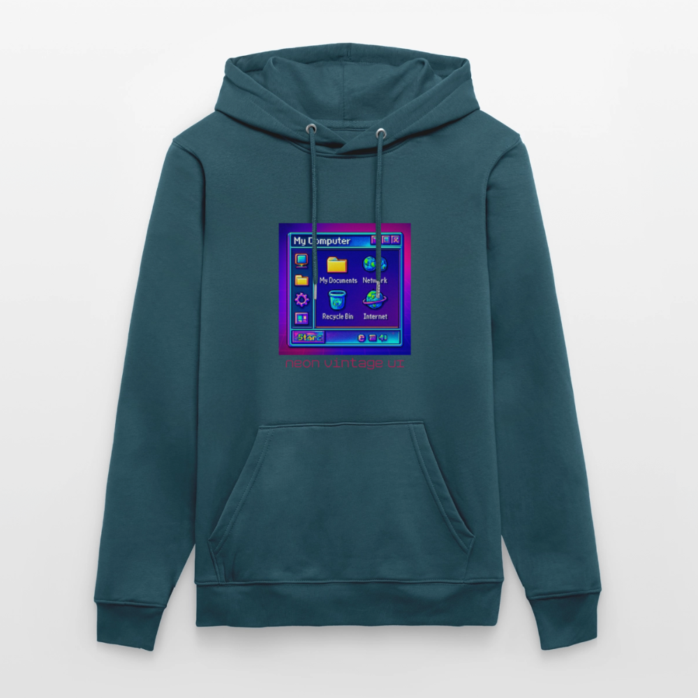 Organic Hoody - Retro Desktop - stargazer