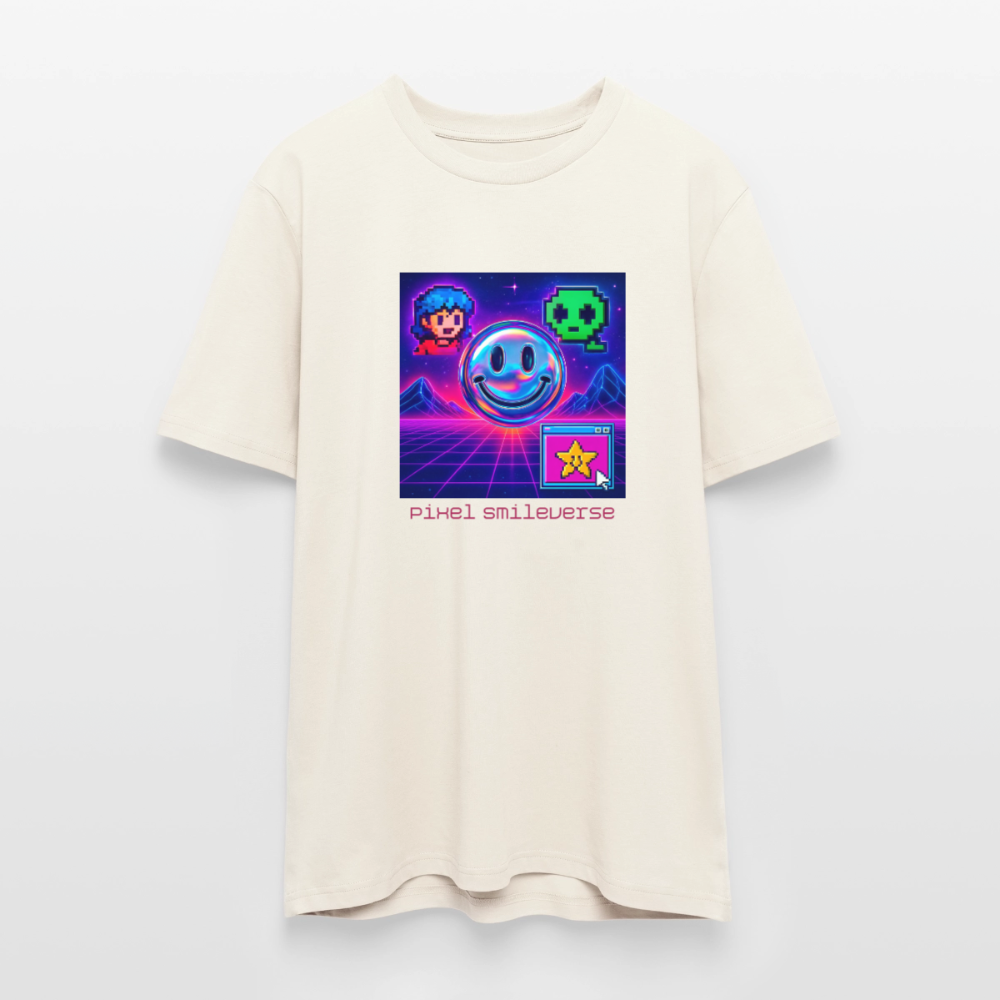 Organic T-Shirt - Retro Arcade Dream - natural white