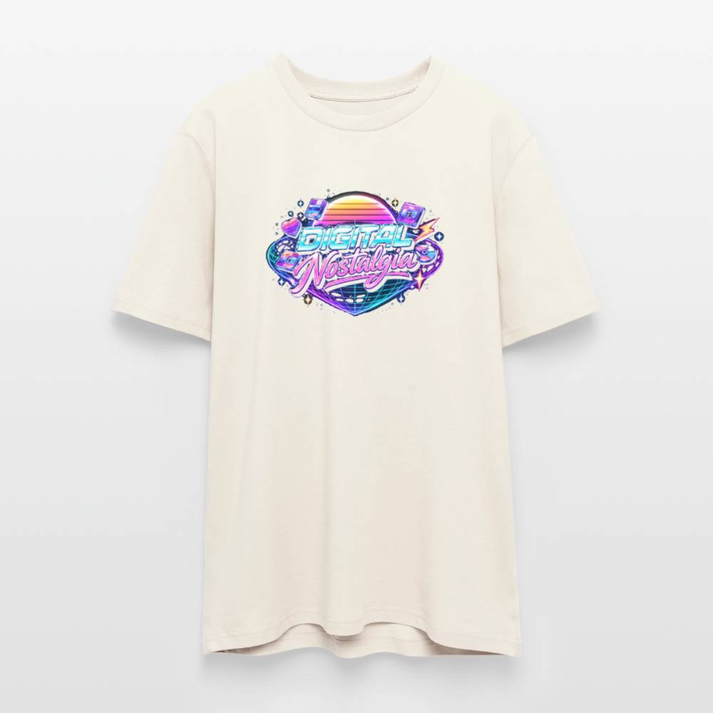 Organic T-Shirt - Retro Future Wave - natural white