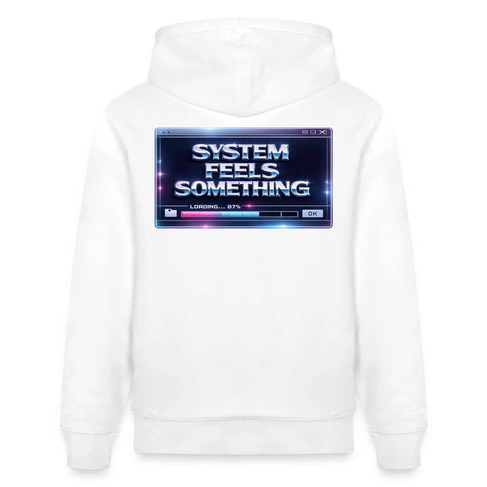 Organic Hoody - Sentience Loading Now - white