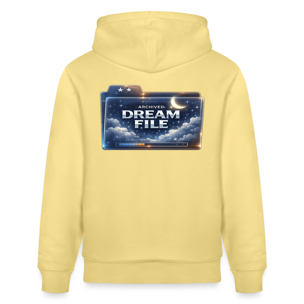 Organic Hoody - Archived Dream File - viva yellow 