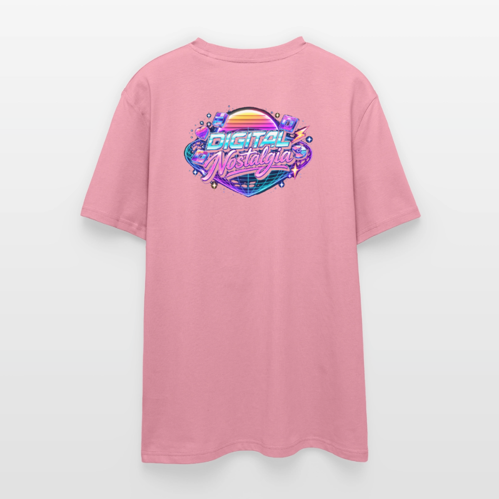 Organic T-Shirt - Retro Future Wave - lilac dream