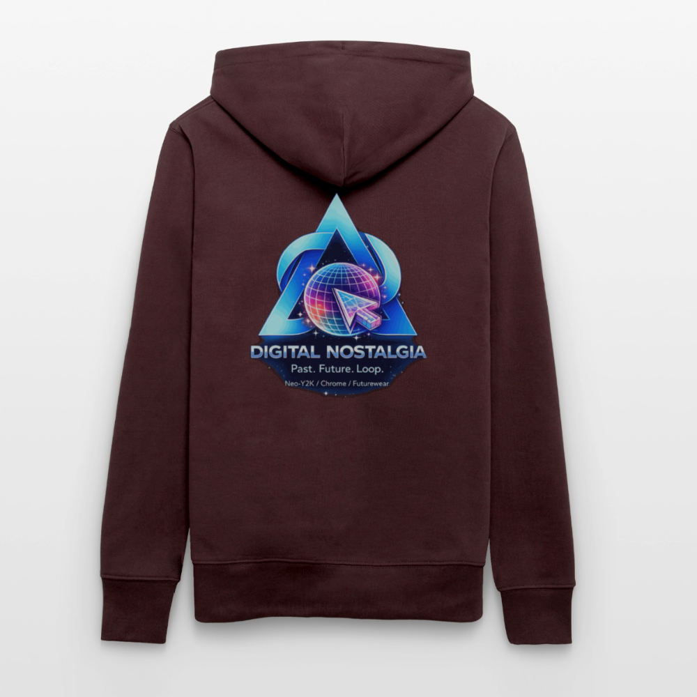 Organic Hoody - Eternal Quantum Era - maroon