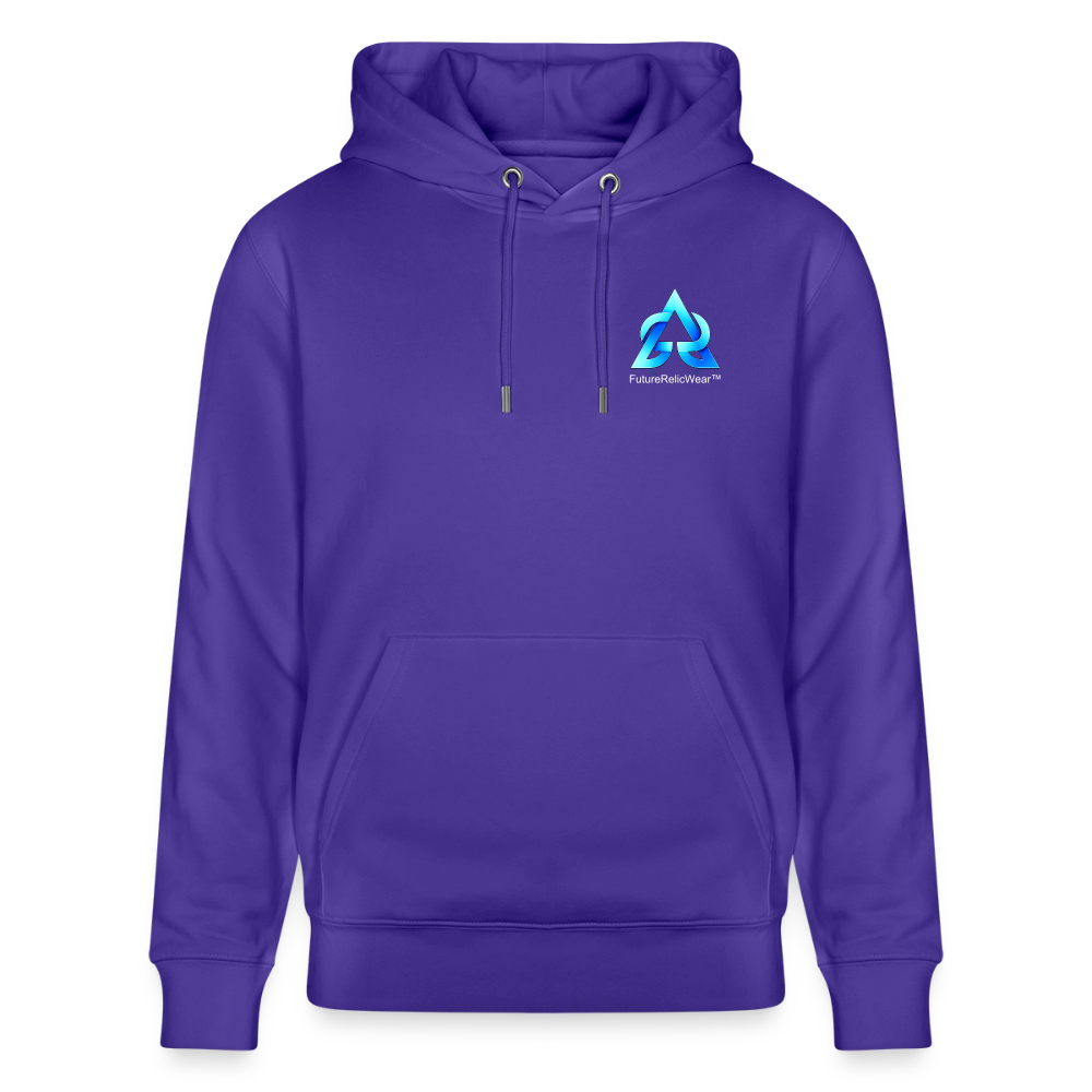 Organic Hoody - Sentience Loading Now - purple love 