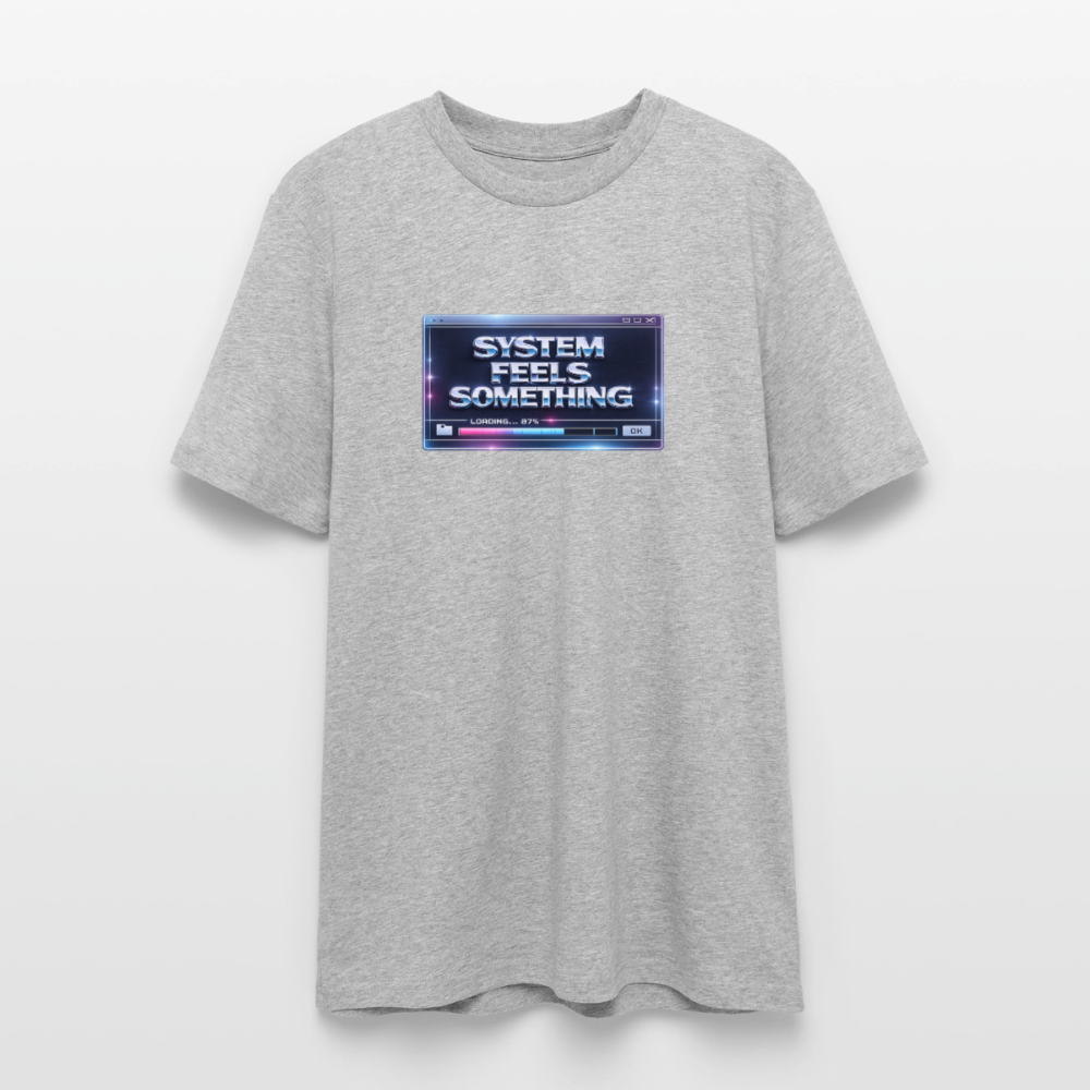 Organic T-Shirt - Sentience Loading Now - heather grey