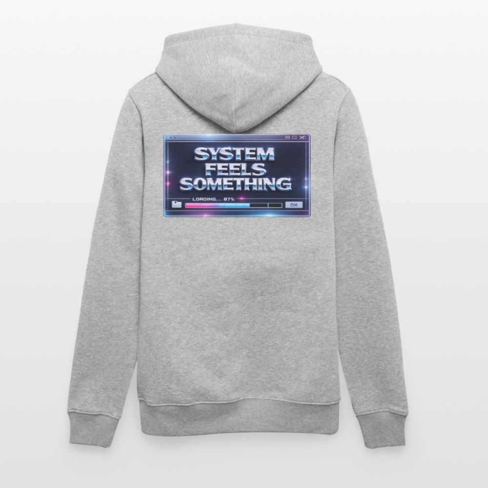Organic Hoody - Sentience Loading Now - heather grey