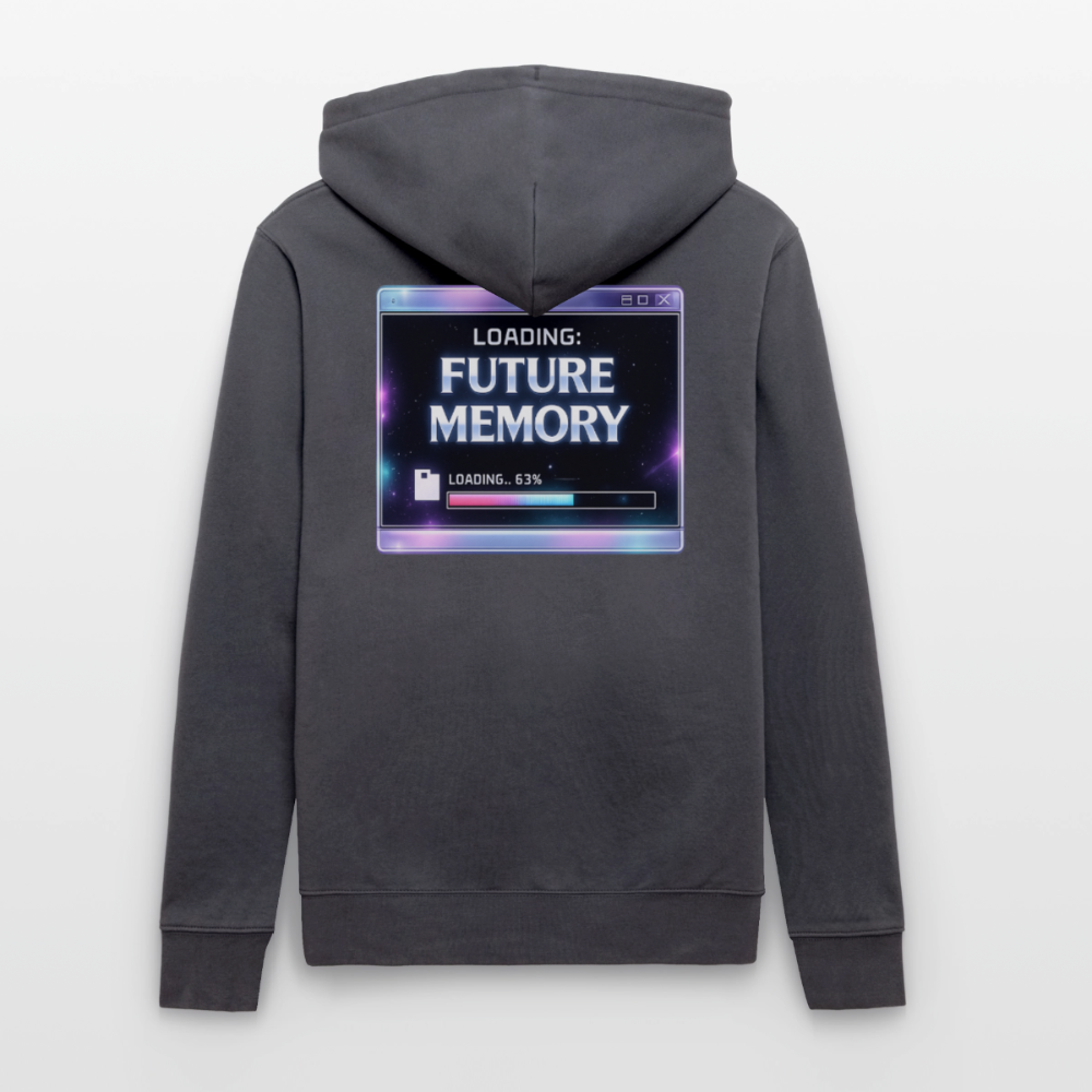 Organic Hoody - Future Memory - indigo blue